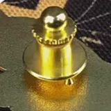 Tie clip hardware option for custom zinc alloy pins