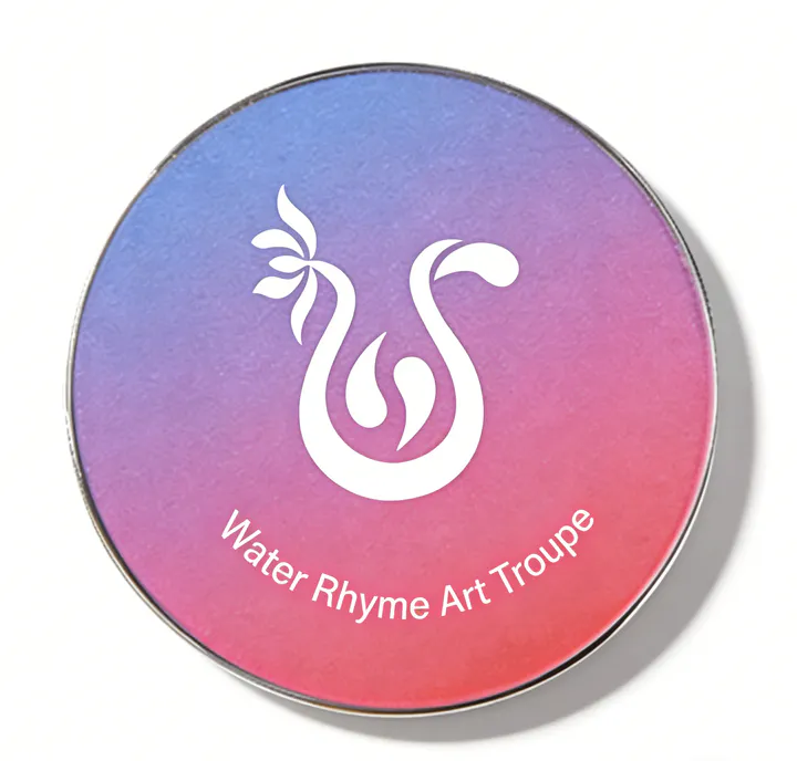 Custom zinc alloy pin badge with detailed UV printing